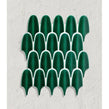 Plume Emerald Green 30.5cm x 26.9cm (1.5cm x 11.5cm) Mosaic Tile