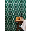 Plume Emerald Green 30.5cm x 26.9cm (1.5cm x 11.5cm) Mosaic Tile