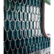 Plume Verdi Blue 30.5cm x 26.9cm (1.5cm x 11.5cm) Mosaic Tile