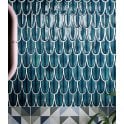 Plume Verdi Blue 30.5cm x 26.9cm (1.5cm x 11.5cm) Mosaic Tile
