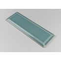 Plush Azulado Teal Crackle Glaze 7.5cm x 22.5cm Wall Tile