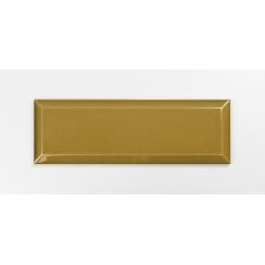 Plush Metro Crackle Mustard 7.5cm x 22.5cm Wall Tile