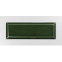 Plush Victorian Green Crackle Glaze 7.5cm x 22.5cm Wall Tile