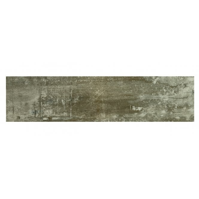 Polished Wood Dark Grey 15cm x 60cm Wall and Floor Tile