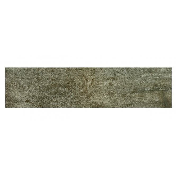 Polished Wood Dark Grey 15cm x 60cm Wall and Floor Tile