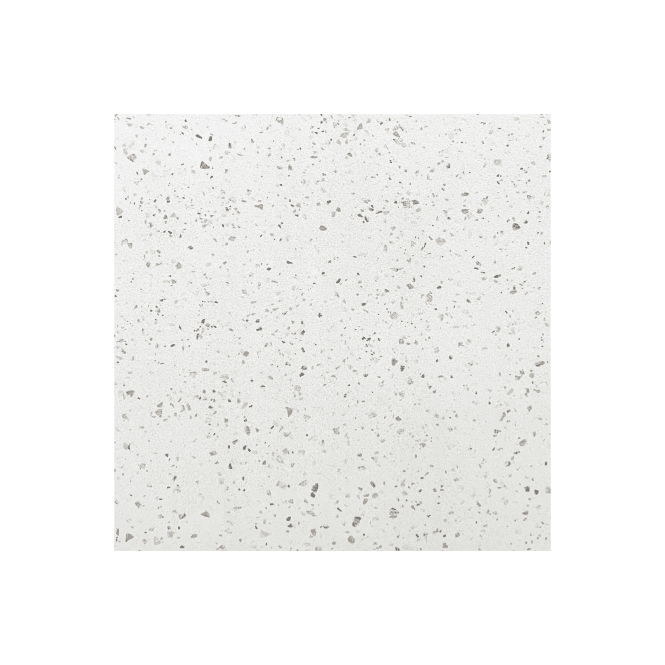 Pols White Terrazzo 60cm x 60cm Wall & Floor Tile