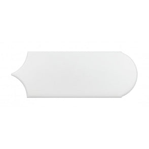 Popsicle White Matt 7.2cm x 19.5cm Wall Tile