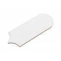 Popsicle White Matt 7.2cm x 19.5cm Wall Tile