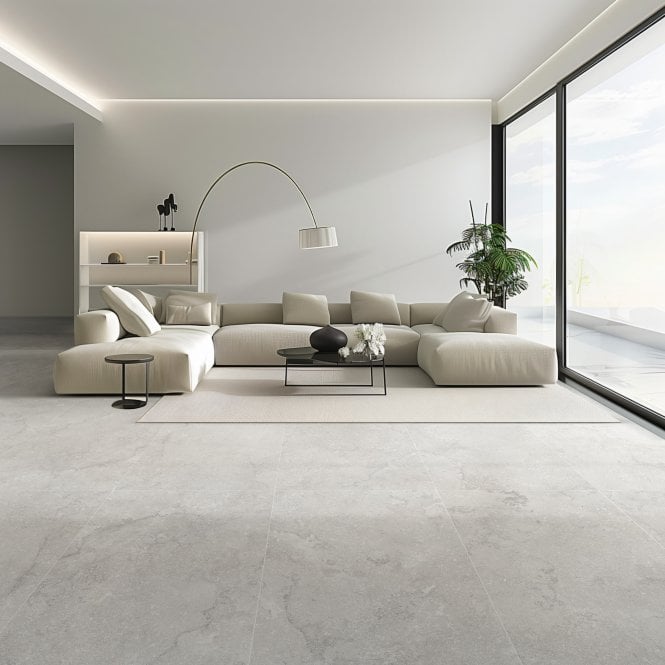 Portland Stone Grey 45cm x 90cm Wall and Floor Tile