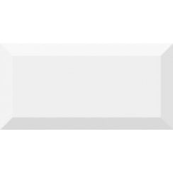 Vives Premium Metro Brick Gloss Ice White 10cm x 20cm Wall Tile