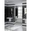 Vives Premium Metro Brick Gloss Shadow Black 10cm x 20cm Wall Tile
