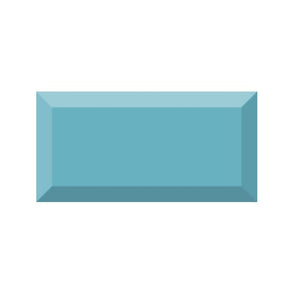 Vives Premium Metro Brick Gloss Spearmint Blue 10cm x 20cm Wall Tile