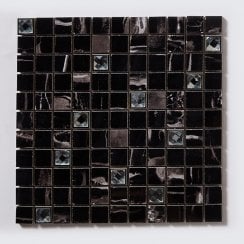 Premium Nero Marquina 30cm x 30cm Wall and Floor Tile Jewel