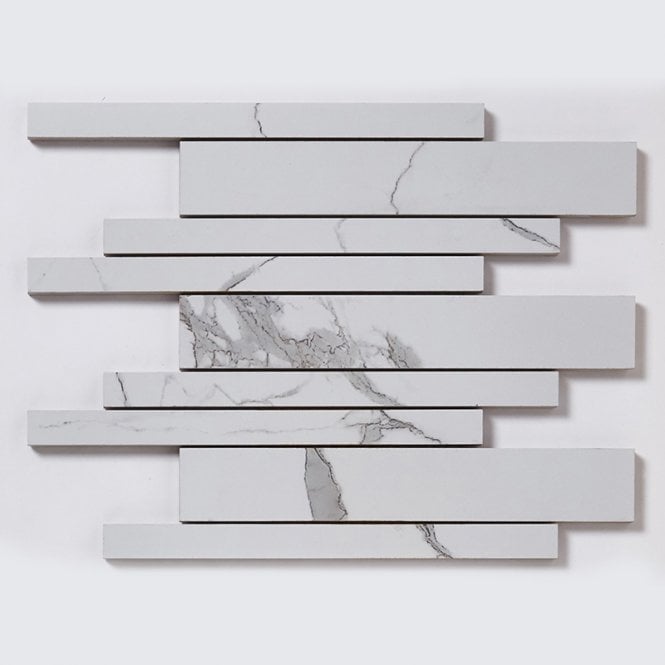 Premium Statuario Bar 30cm x 30cm Wall and Floor Tile