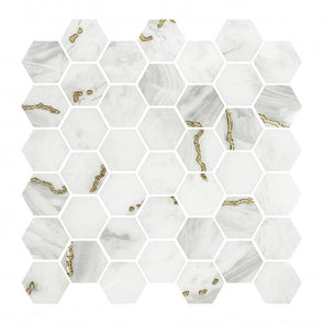 Prestige Bone Gold 32.4cm x 33.2cm Mosaic Tile
