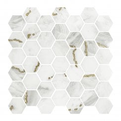 Prestige Bone Gold 32.4cm x 33.2cm Mosaic Tile