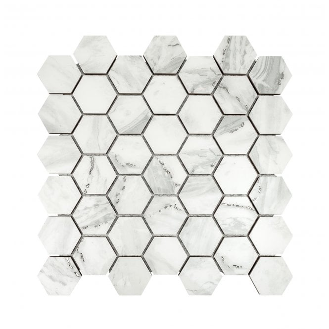Prestige Bone Silver 32.4cm x 33.2cm Mosaic Tile