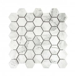 Prestige Bone Silver 32.4cm x 33.2cm Mosaic Tile