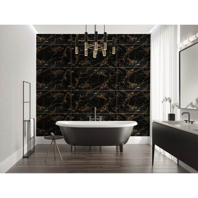 Prestige Golden Black 60cm x 120cm Wall & Floor Tile