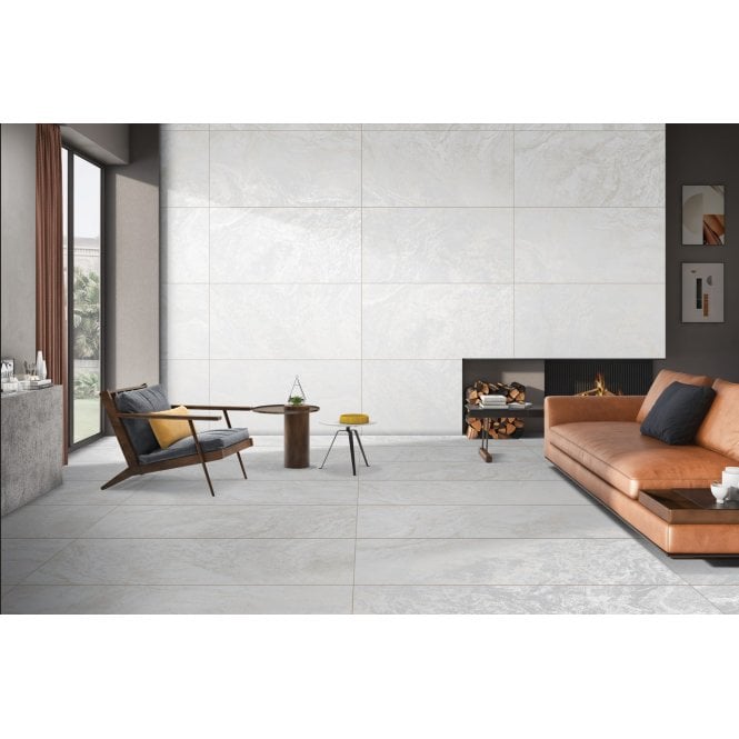 Priscilla Ivory 60cm x 120cm Wall & Floor Tile