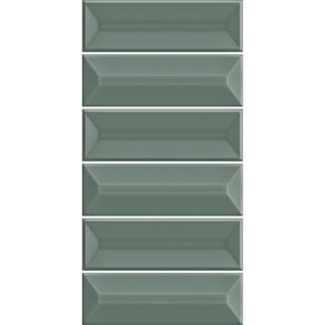 Prisma Green 15cm x 30cm Wall Tile