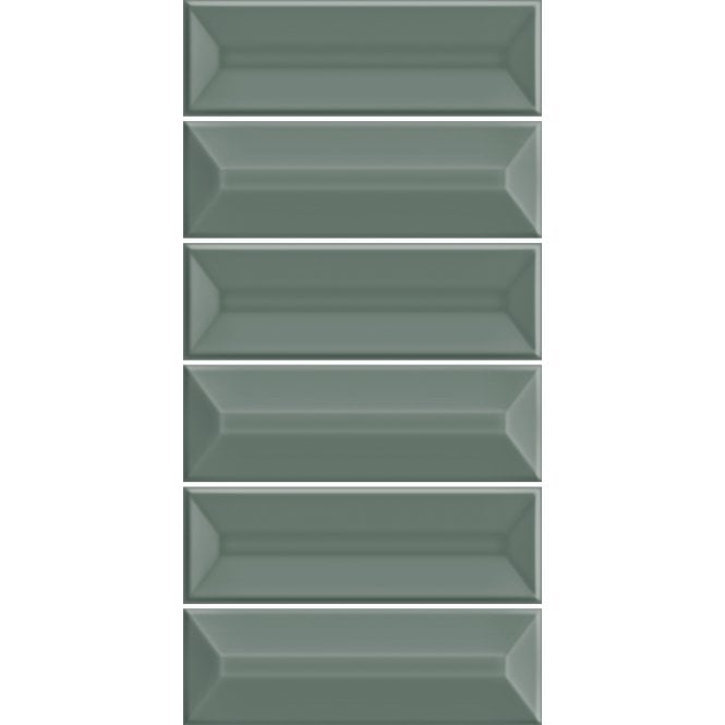 Prisma Green 15cm x 30cm Wall Tile