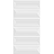 Prisma White Glossy 15cm x 30cm Wall Tile
