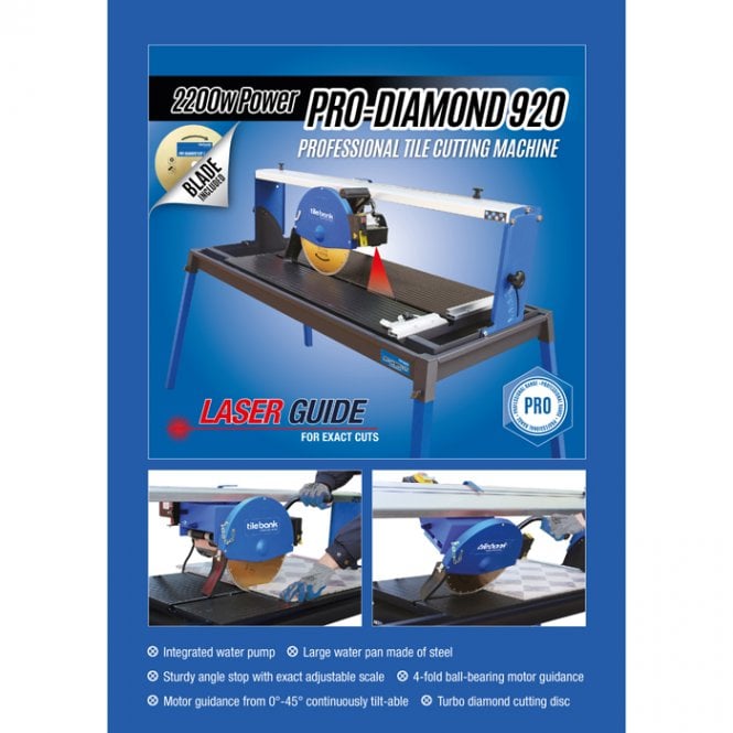 Pro Diamond 920 Professional Tile Cutting Machine