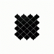 Provenzale Black Gloss Mosaic 30cm x 30cm Mosaic Tile