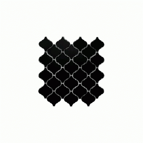 Provenzale Black Gloss Mosaic 30cm x 30cm Mosaic Tile