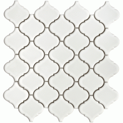 Provenzale White Gloss Mosaic 30cm x 30cm Mosaic Tile