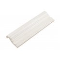 British Ceramic Tile Puddle Glaze Cottage Ivory 5cm x 15cm Border Tile