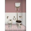 British Ceramic Tile Puddle Glaze Cottage Ivory 5cm x 15cm Border Tile