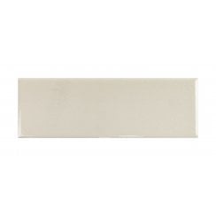 British Ceramic Tile Puddle Glaze Cottage Ivory 5cm x 15cm Wall Tile