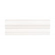 British Ceramic Tile Puddle Glaze Cotton White 5cm x 15cm Border Tile