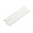 British Ceramic Tile Puddle Glaze Cotton White 5cm x 15cm Border Tile