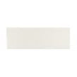 British Ceramic Tile Puddle Glaze Cotton White 5cm x 15cm Wall Tile