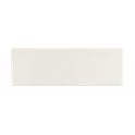 British Ceramic Tile Puddle Glaze Cotton White 5cm x 15cm Wall Tile