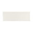 British Ceramic Tile Puddle Glaze Cotton White 5cm x 15cm Wall Tile