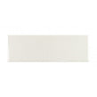 British Ceramic Tile Puddle Glaze Cotton White 5cm x 15cm Wall Tile