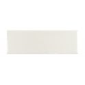 British Ceramic Tile Puddle Glaze Cotton White 5cm x 15cm Wall Tile