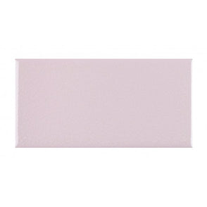 British Ceramic Tile Puddle Glaze English Rose 7.5cm x 15cm Wall Tile