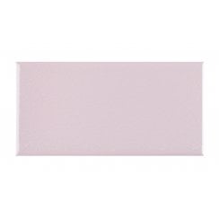 British Ceramic Tile Puddle Glaze English Rose 7.5cm x 15cm Wall Tile
