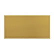 British Ceramic Tile Puddle Glaze Golden Mustard 7.5cm x 15cm Wall Tile