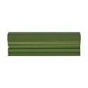 British Ceramic Tile Puddle Glaze Green Apple 5cm x 15cm Border Tile