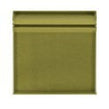 British Ceramic Tile Puddle Glaze Olive Green 15cm x 15cm Skirting Tile