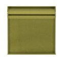 British Ceramic Tile Puddle Glaze Olive Green 15cm x 15cm Skirting Tile