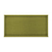 British Ceramic Tile Puddle Glaze Olive Green 7.5cm x 15cm Wall Tile