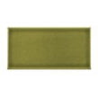 British Ceramic Tile Puddle Glaze Olive Green 7.5cm x 15cm Wall Tile