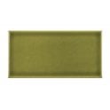 British Ceramic Tile Puddle Glaze Olive Green 7.5cm x 15cm Wall Tile